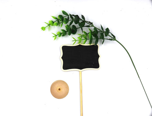 FGen 30pcs Creative Small Blackboard Wedding Gift Home Decoration Crafts Wooden Blackboard Bar Table Decoration