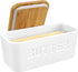 PriorityChef Large Butter Dish with Lid, Ceramic Butter Container with Airtight Cover for Counter or Fridge