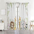 SGLyuliang 42x54 Inches, 75% Nursery Curtains Jungle Safari Theme with Giraffe Print, Kids Room Classroom Decor