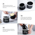 French Butter Dish Butter Crock with Lid and Knife, Keeps Butter Soft and Fresh for 2-5 Weeks, Black