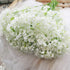 Bringsine Baby Breath Gypsophila Wedding Decoration, White Colour Pu Flowers, 30 Pieces