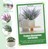 Indoor3-Pack Plant Stand Lifelike Artificial Lavender Artificial Plants Indoor, Nordic Lavender Table