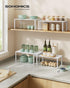 Set 2 Counter UKCS025W01 SONGMICS Cabinet Organizer Shelf, of Kitchen Shelves, Kitchen Storage, Spice Rack, Stackable
