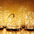 33ft 100LED 8 Twinkle Star Copper Wire String Lights Fairy String Lights Modes USB Powered with Remote Control