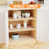 Clear Shelf Liners for Kitchen Cabinets, 10 Inch Width Non-Adhesive Waterproof Drawer Liner, 10×396 Inch