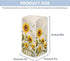 Sunflower Electric Can Opener Cover, Decorative Kitchen Appliance Dust Cover for Home Kitchen, Beige