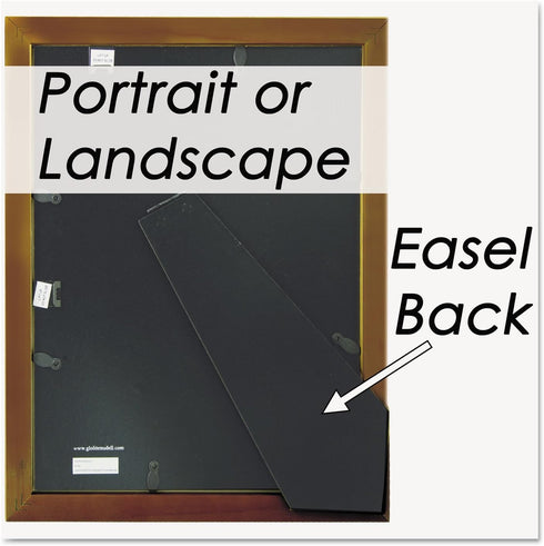 NuDell Certificate Frame | Walnut Brown | 8.5" x 11" Document Holder | Diploma & Picture Frames