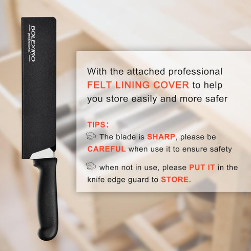 9 Inch Offset Serrated Bread Knife, High Carbon Stainless Steel Multi-Purpose Kitchen Knife for Homemade Bread, Cake,