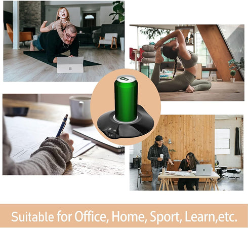 USB Coaster, Cup Pad, Insulated Charging Mat, Dual Use USB Cooler Warmer for Coffee, Tea, Beverage Cans