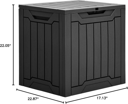 31 Package YITAHOME Gallon Outdoor Storage Box, Resin Deck Box and Waterproof Delivery Box for Gardening Tools, Pool