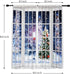 Winter Scenery Window Curtain for Bedroom Christmas Tree Snowflake Winter Landscape Snowy Nursery Curtain Bedroom Living Room Window Drapes, Fabric 2 Panels, 82X84 Inch by Hilioens