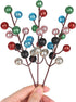 20 7.8 Inch DIYASY Artificial Berry Stems, Pcs Berry Stems Artificial Branches Xmas Tree Filler Holiday Wreath Garland