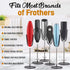 Zulay Kitchen Ultra Frother Stand for Milk Frothers - Heavy Duty Premium Holder for Multiple Handheld Frothers (Black)