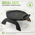 360 Couch Arm Table Tray, Sofa Clip on Tray Tables with Phone Holder, Bamboo Arm Rest Table for Couch, Folding Sofa