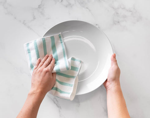11 Inches, 24 Count Martha Stewart Microfiber Cleaning Cloths, Ultra-Absorbent, Lint-Free Cleaning Towels for Home