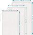 6 Pack 3 Boao Nut Milk Bags - Reusable Food Strainer Bags with Fine Mesh Nylon Drawstring, Sizes