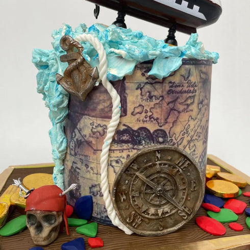 Steampunk Compass Fondant Silicone Mold for Cake Decorating, Cupcake Topper, Candy Chocolate