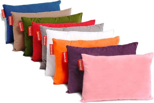 Pipsqueak Microfiber Pillow, Small Mini Tiny, 11 x 7 in, Perfect for Travel, Cars, Kids, Ages 2 Yrs and Up