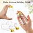 30 Pack 4oz 120ml Roshtia Plastic Mini Milk Bottles Bulk Juice Shot Bottles with Lids Small Beverage Drink Containers