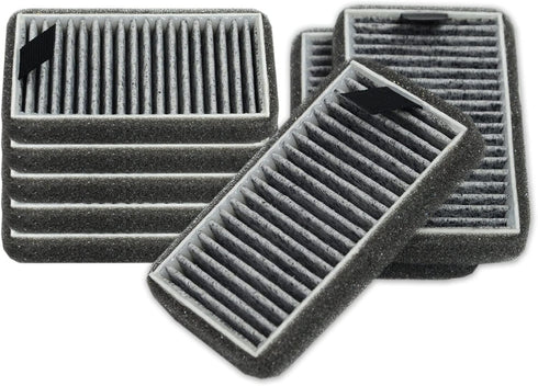 PUREBURG DSTx Replacement Filters 8-Pack for Clarifion DSTx Portable Air Purifier, HEPA Activated Carbon 2-in-1 Air