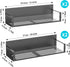 HuggieGems 4-Pack Clear Magnetic Spice Rack Organizer - Perfect for Refrigerators and Ovens