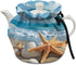 Beach Theme Tea Cozy, Dust Proof Insulated Teapot Cover, Decorative Accessories for Home Kitchen Table, Tea Party