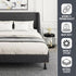 Kings Brand Furniture - Plastic Bed Frame Glide Legs | Set of 6 Replacement Feet for Bed Frame Wheels