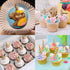Unicorn Cupcake Topper Decoration Molds Set - MoldFun Unicorn Head, Horn, Ears, Rainbow Silicone Mould