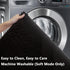 Bathroom Rugs Chenille 3-Piece - Extra Soft Absorbent Shag Bathroom Mats, Machine Wash Non-Slip (Coffee)