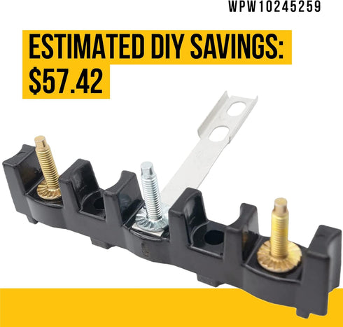 Upgraded WPW10245259 Terminal Block, Compatible with Kenmore Maytag Whirlpool Range, Exact Fit for Power Supply