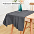 36x36 inch, NEWISHER Grey Square Tablecloth Heavy Duty Polyester Fabric Table Cloth, Washable Solid Reusable Table