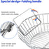 13.75 Inch Charcoal Basket for Grill, Stainless Steel Ash Basket for Large Big Green Egg & Kamado Joe, Heavy Duty