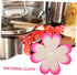 6pcs Nonstick Pan Protector Cup Coasters, Anti-Slip Cutlery Placemat Table Mat for Stacking Pot Cushion