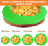 CARGEN Pie Crust Shield, Adjustable Silicone Pie Crust Protectors for Baking, 2 Pieces Green