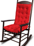ELFJOY Rocking Chair Cushion Large Rocking Chair Pads with Ties Premium Tufted