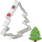Christmas Tree Cookie Cutter - 4", Made in USA by Ann Clark