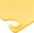 San Jamar Saf-T-Grip Plastic Cutting Board with Safety Hook, 6" x 9" x 0.375", Yellow