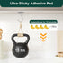 Josmimic Counter, Under Cabinet Banana Hook Adhesive - Sticky Banana Hanger Under Sturdy Metal Banana Holder