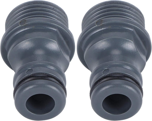 Zerodis 2Pcs Parts Connectors, Thread Telescopic Quick Connector Nipple for Garden Hose Tap Adapter