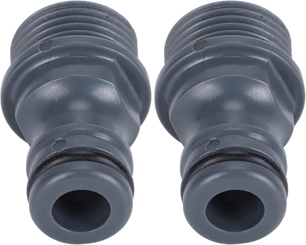 Zerodis 2Pcs Parts Connectors, Thread Telescopic Quick Connector Nipple for Garden Hose Tap Adapter