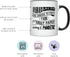 YouNique 60th Birthday Mug, 11 Ounces, Funny Coffee Cup Ideas for Men and Women, 60 Birthday Gift (Black Handle)