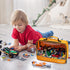 Mecozone 4 Set PCS Toys Storage Bag, Classic Bricks Building Storage Bag, Travel Case for Building Toys, Puzzles