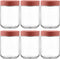 Danmu 16 oz Overnight Oats Containers with Lids,Meal Prep Containers 6 Pack,Mason
