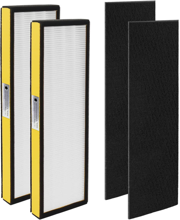 Blutoget FLT4825 Replacement Filter B - 2 HEPA Filters + 2 Carbon Pre-Filters for AC4825 Models