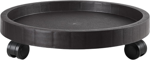 14.2 Inch Planter Caddies Rolling Saucer Caddy with Wheels, Heavy Duty Wheeled