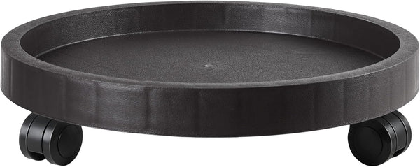 14.2 Inch Planter Caddies Rolling Saucer Caddy with Wheels, Heavy Duty Wheeled