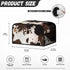 Brown Cow Print Slow Cooker Dust Cover with Side Mesh Pocket, Dustproof Protector for 6, 7 or 8 Quart Crock Pots