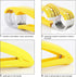 FireKylin Banana Slicer, 2 pcs ABS + Stainless Steel Cutter for Fruit and Vegetable Salad Tools