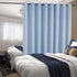 Curtain Rod, 48" - 84" Adjustable Black Curtain Rods for Windows, 1" Diameter with Brackets