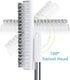 55", 180 MOPALL Floor Scrub Brush with Long Handle Dual-Sided Stiff Bristle Grout Brush with Rotatable V-Shape Head